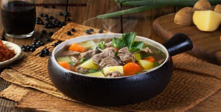 Makanan Sop Sapi Kenikmatan